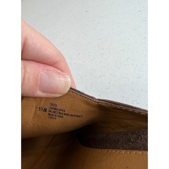 Sofft Women's Brown Suede Scalloped Heels Mules Leather Upper Size 9.5M - Picture 11 of 15